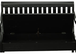 Veranda Storage Bench - Antique Black