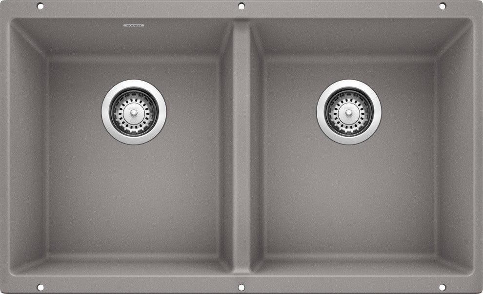 Blanco Precis 18.12"x29.75" 2 Basin Granite Undermount Kitchen Sink