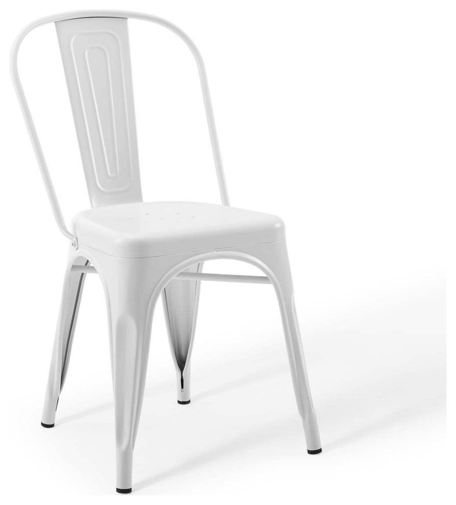 Promenade Bistro Dining Side Chair Set of 2-White