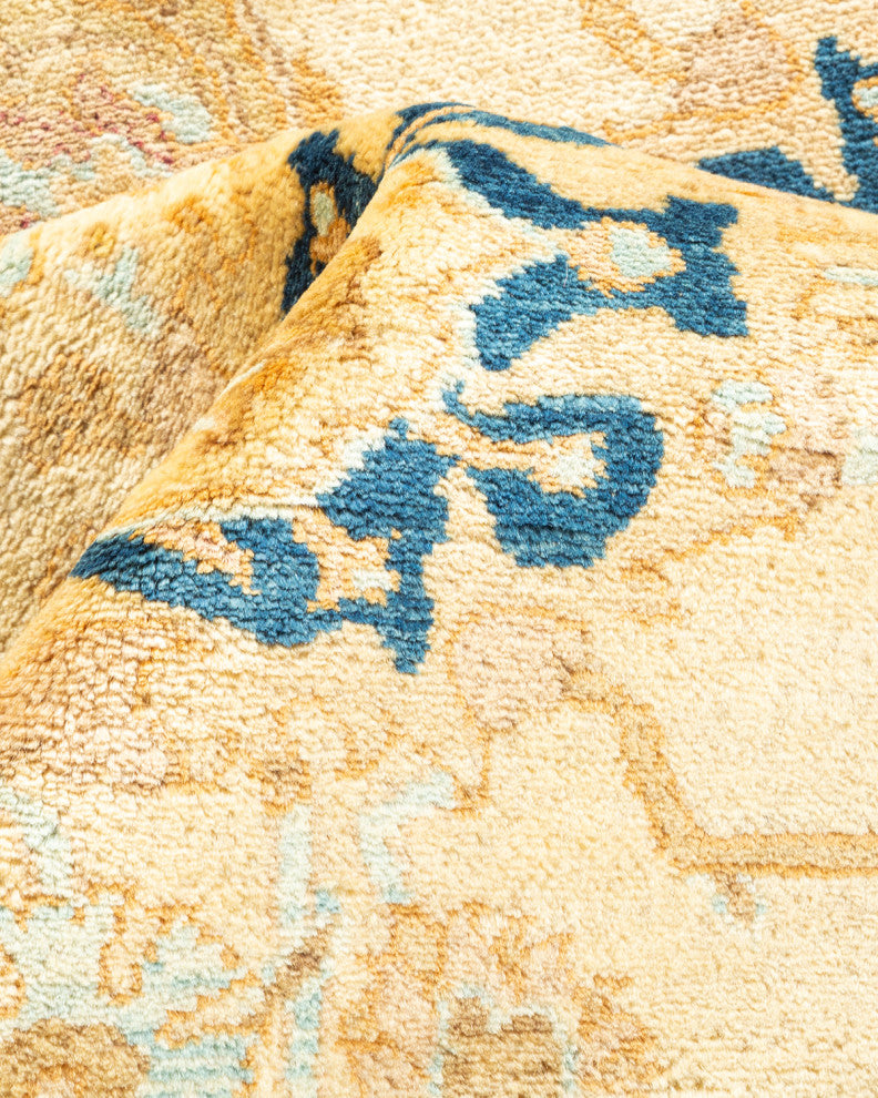 Mogul, One-of-a-Kind Hand-Knotted Area Rug Ivory, 6' 1" x 8' 10"