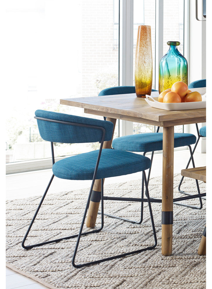 Retro Adria Dining Chair Blue - M2 - Blue