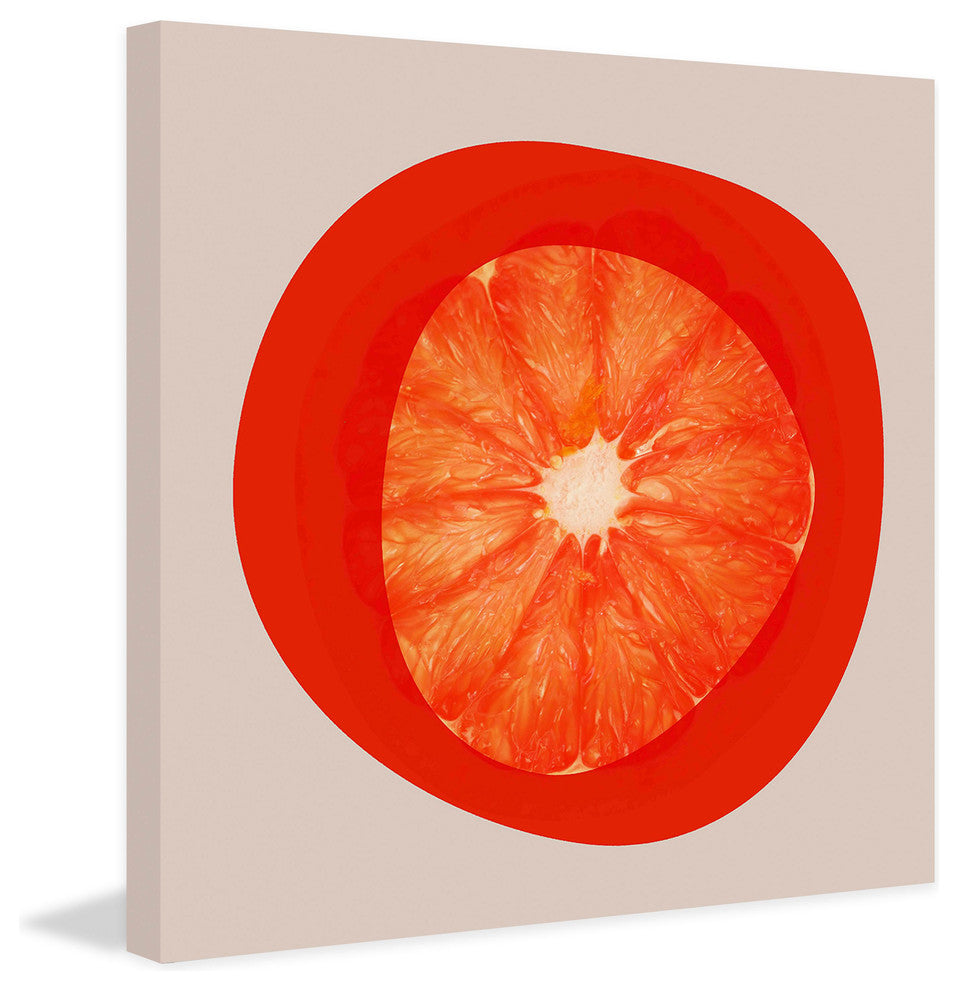 "September Orange 2" Painting Print on Canvas by Irena Orlov