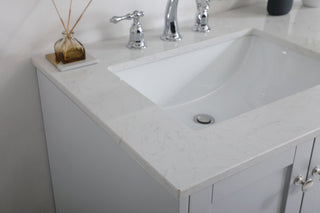 22" Traditional Grey-Light Bathroom Vanity