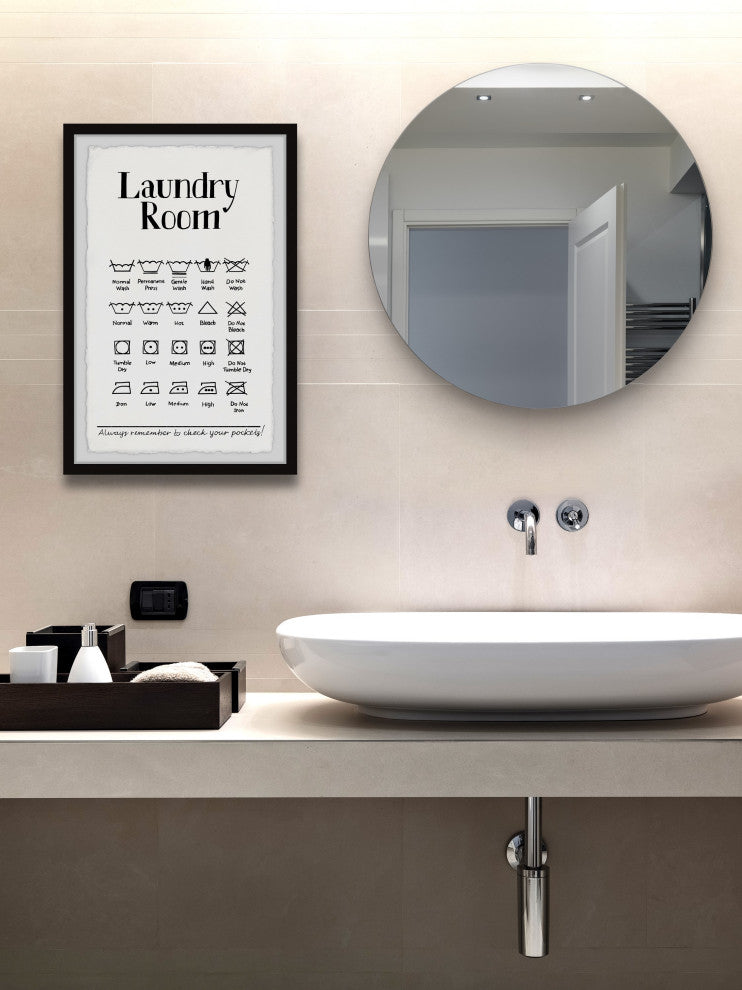 "Laundry Room IV" Framed Painting Print, 12x18