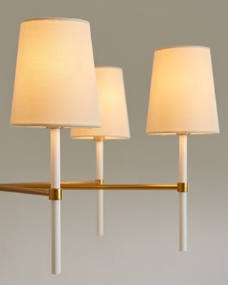 Monroe Medium Chandelier, Burnished Brass