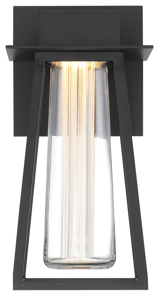 Avant Garde 12" LED Outdoor Wall-Light 3000K, Black