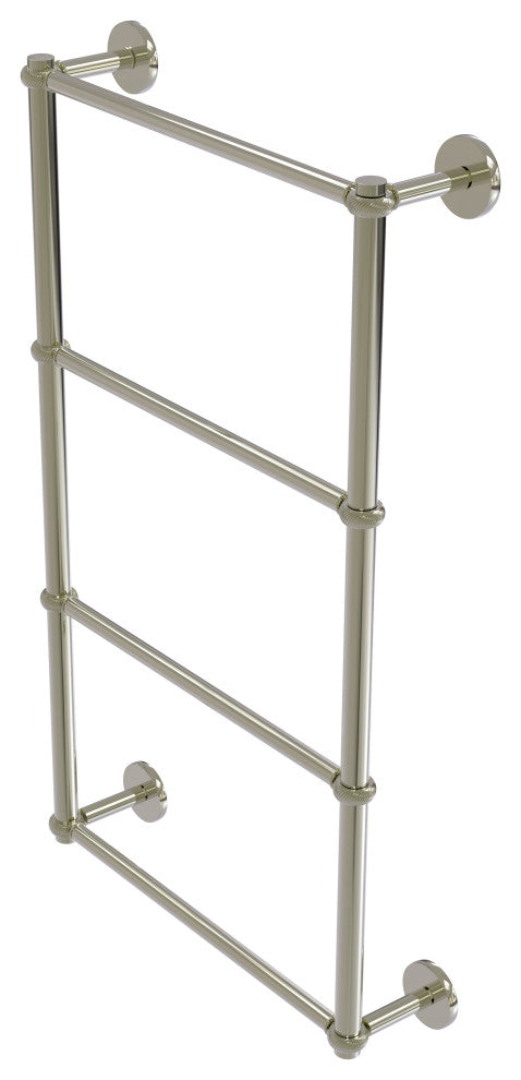 Prestige Skyline 4 Tier 36" Ladder Towel Bar, Twisted Detail, Polished Nickel
