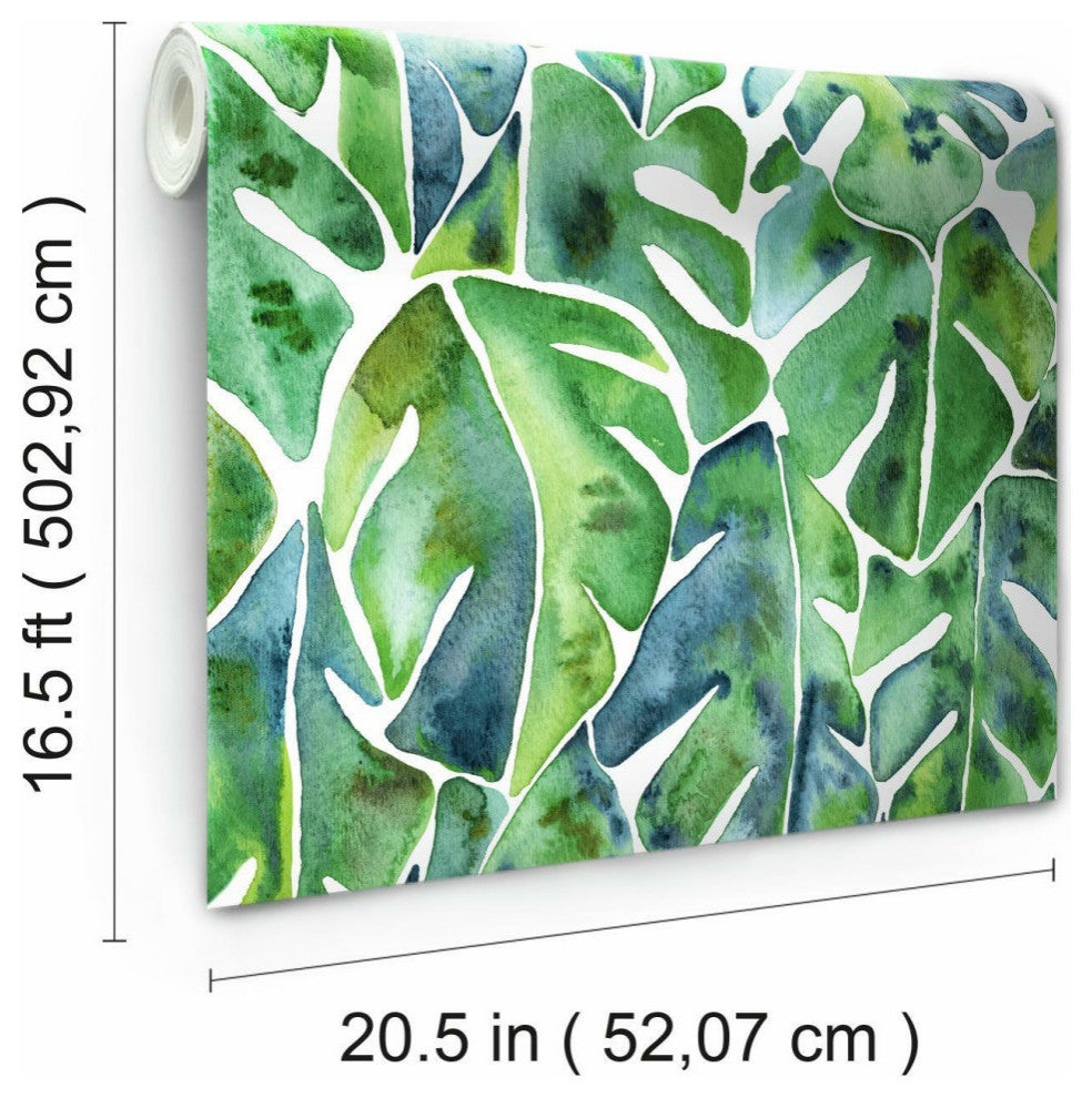 Cat Coquillette Philodendron Peel & Stick Wallpaper