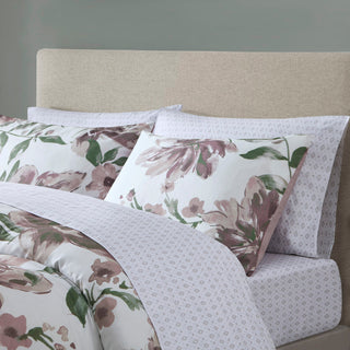 Madison Park Essentials Alice Floral Comforter Set With Bed Sheets, Mauve