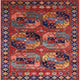 Ahgly Company Indoor Square Mid-Century Modern Area Rugs, 5' Square