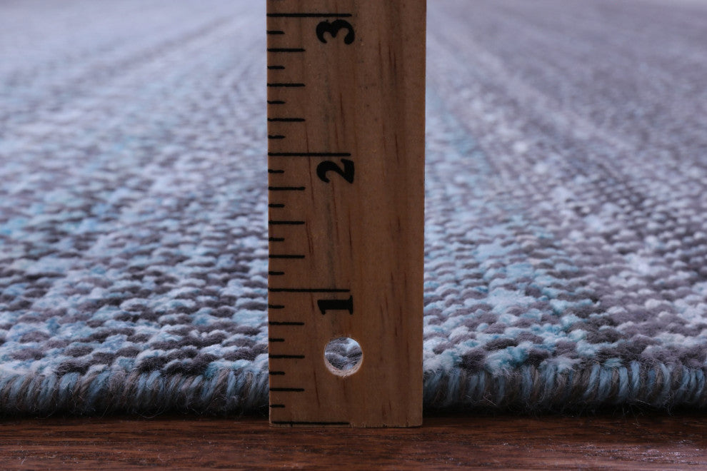 10' 1" X 13' 9" Savannah Grass Wool & Silk Handmade Rug - Q15959