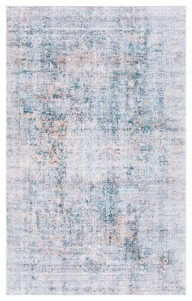 Safavieh Arizona Machine-Washable Collection ARZ539 Rug, Dark Green/Beige, 3'x5'