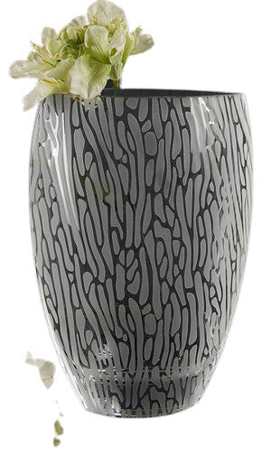 Badash CD860 Raindrops Mouth Blown European 12" Crystal Vase