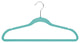 Suit Hangers, Tiffany Blue, Soft Grip Anti Slip, Set of 35
