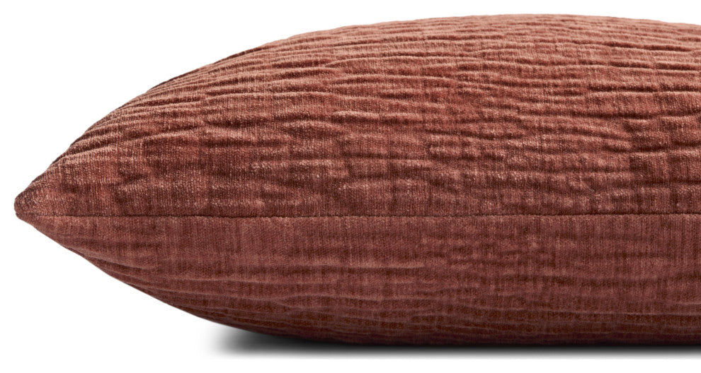 Loloi Pillow, Copper, 13''x21'', Cover With Down