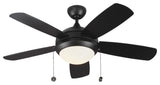 Generation Lighting Discus 44" Ceiling Fan Matte Black