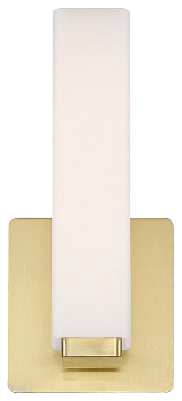 Vogue 11" LED Wall Sconce 2700K, Brushed Brass