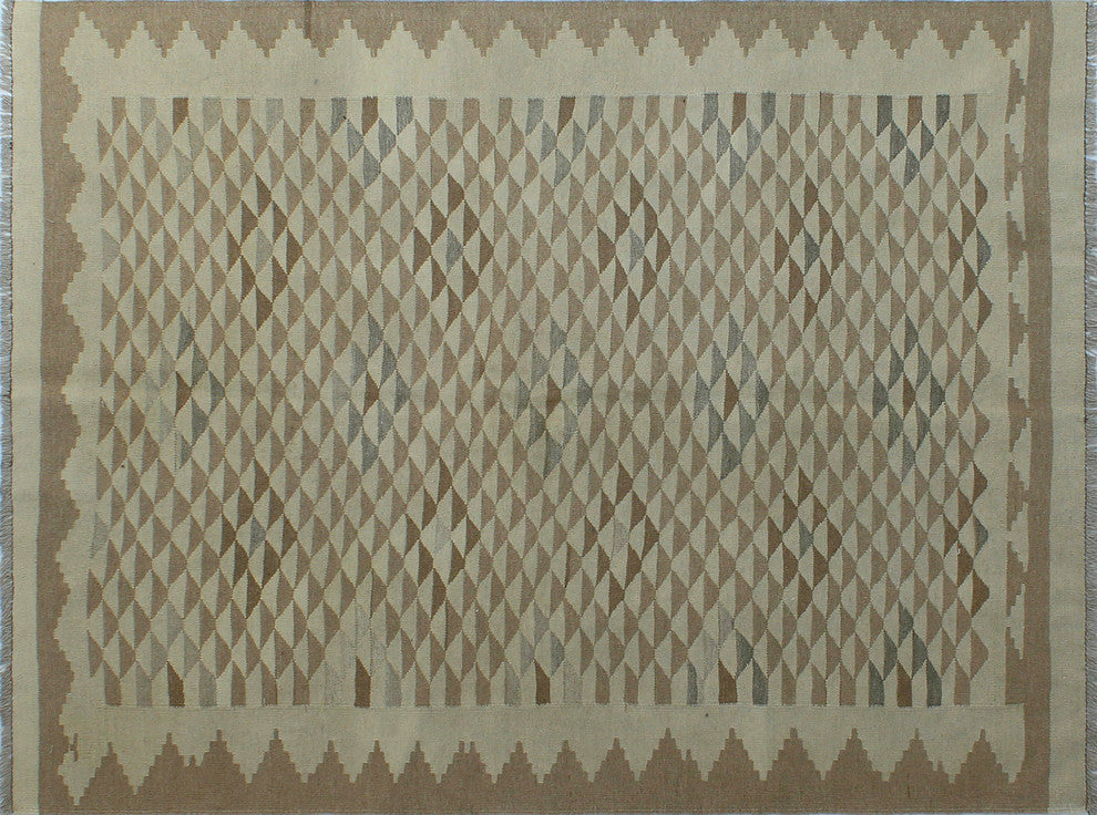 Winchester Kilim Sitora Ivory Rug, 5'0x6'6