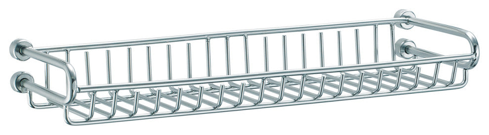 Tivoli Stainless Steel Bathroom Wall-Hung Wire Basket Shelf