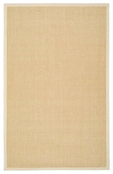 Safavieh Natural Fiber Nf441K Solid Color Rug, Maize/Wheat, 8'0"x10'0"