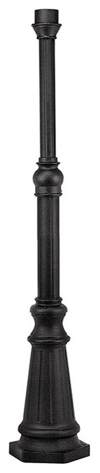 Hinkley 6638BK 6.5' Surface Mount Post, Black