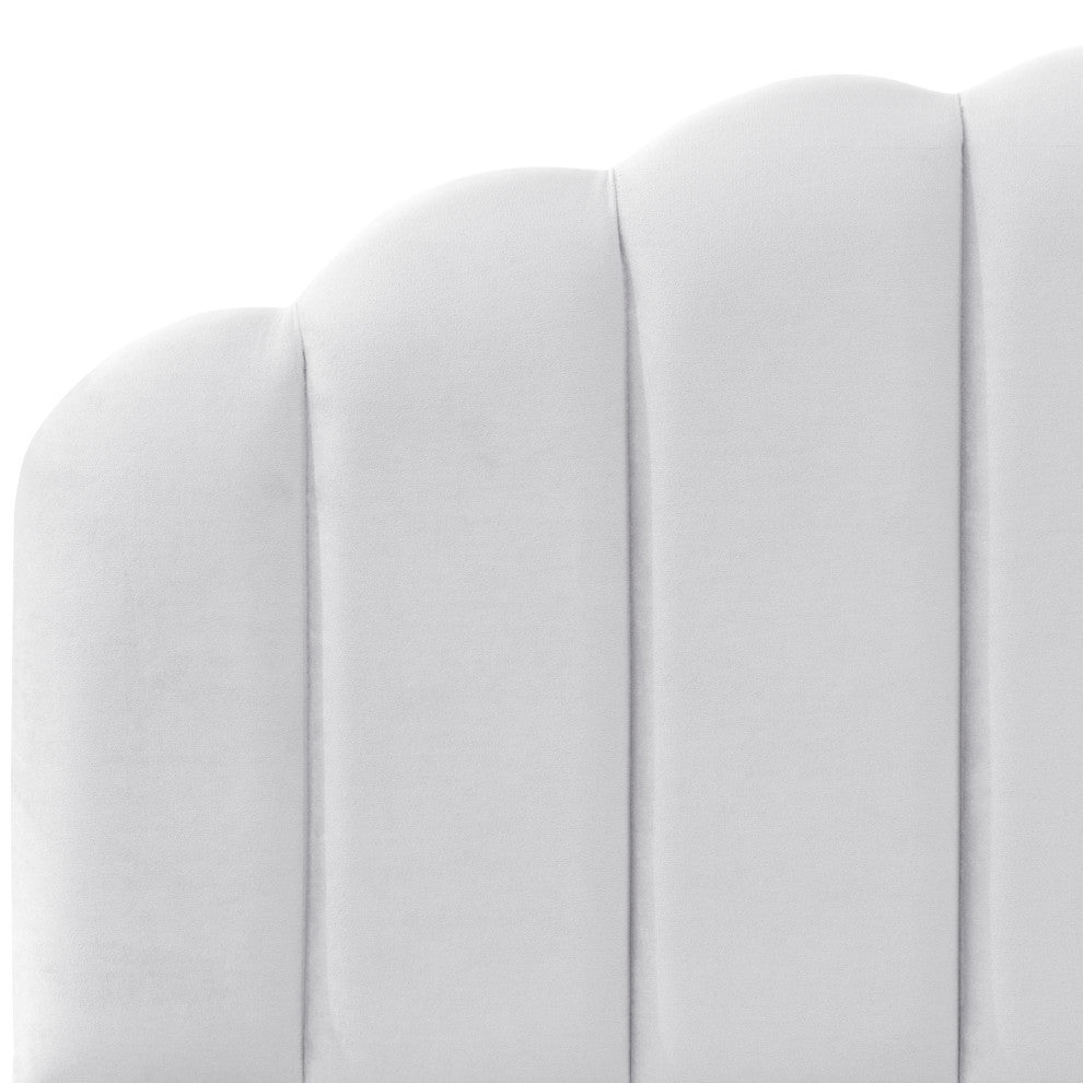 Full Bed, Velvet White