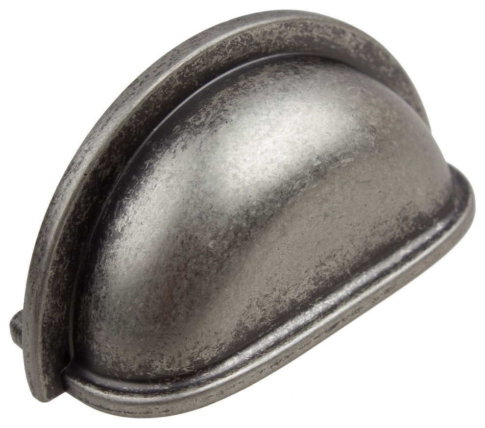 3" Center Classic Bin Pull, Set of 10, Weathered Nickel
