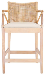 Safavieh Gianni Counter Stool, Natural/White Washed