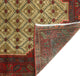 Fine Vintage Distressed Kamari Brown/Burgundy Runner, 4'2x10'9