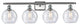 Innovations Lighting 516-4W-SN-G124-8 Athens 4 Light 36" Bath Vanity Light