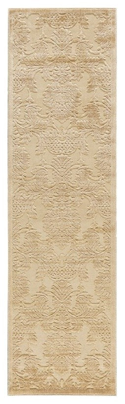 Nourison GRAPHIC ILLUSIONS 133 LIGHT GOLD RUG