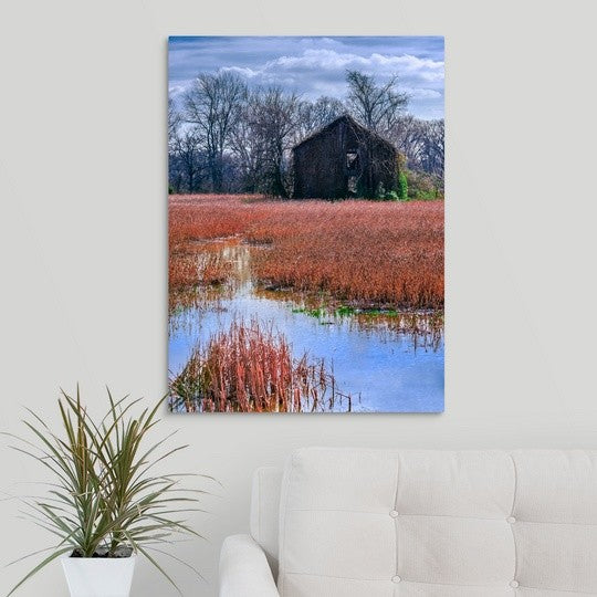 "Chesapeake Barn" Wrapped Canvas Art Print, 22"x30"x1.5"