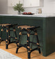 Damara Rattan Counter Stool, Black