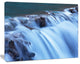 Fantastic Blue Water Cascade, Extra Large Landscape Canvas Art, 40"x30"