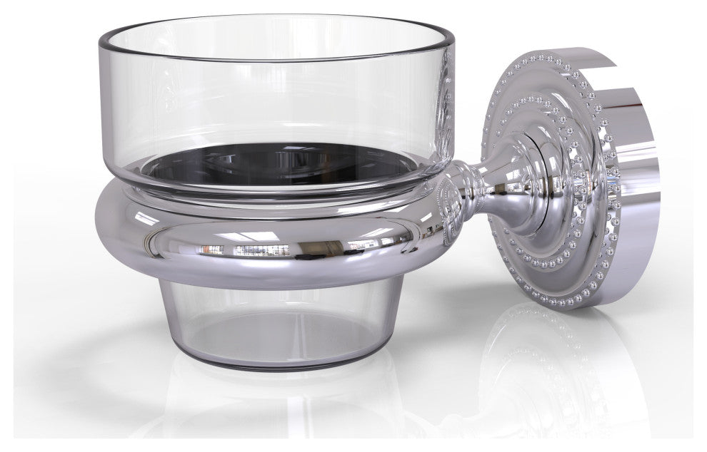 Dottingham Wall Mounted Votive Candle Holder, Polished Chrome