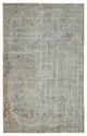 Rug N Carpet - Hand-knotted Turkish 5' 10" x 9' 2" Vintage Overdyed Area Rug