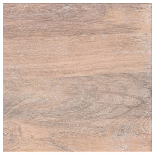 Sutton Solid Mango Wood Side Table, Cerused Natural