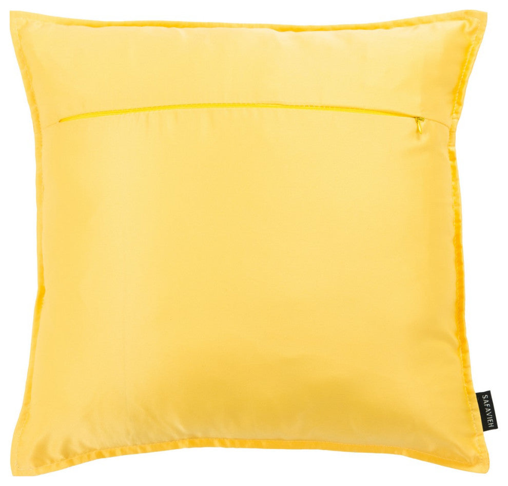 Safavieh Erna Pillow, Mustard, 18"x18"