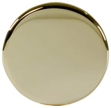 Floating No-Hole Overflow Faceplate In Polished Brass, Polished Brass