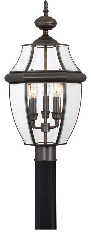 Newbury 3-Light Outdoor Lantern, Medici Bronze