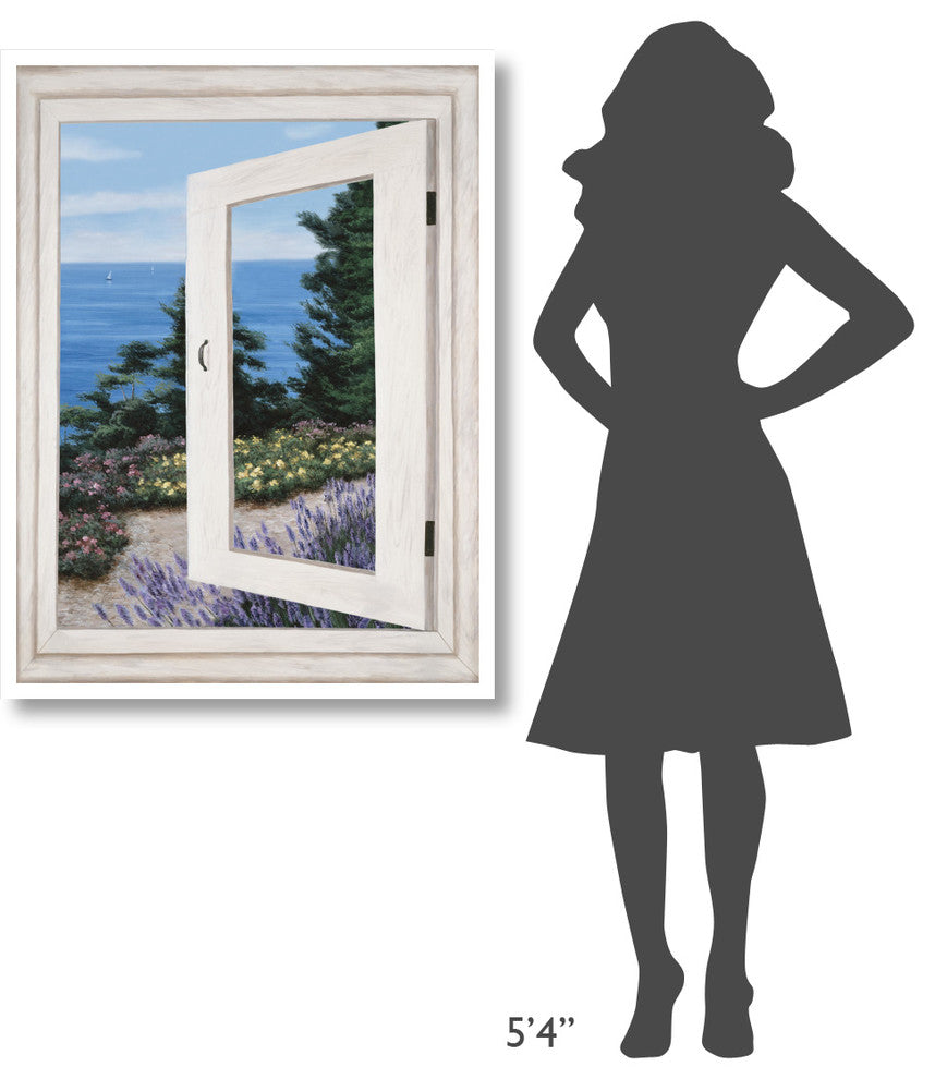 "Bay Window Vista II" Digital Paper Print by Diane Romanello, 32"x42"