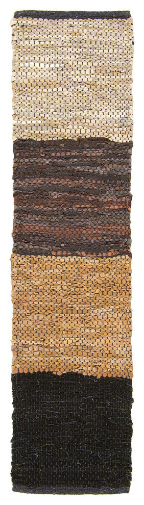 Saket Contemporary Area Rug, Black, 5'x7'6" Rectangle
