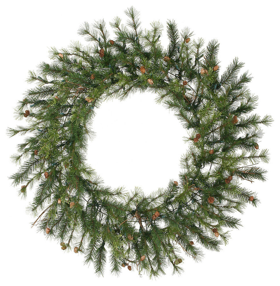 48" Mixed Country Pine Wreath 220T