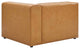Sectional Sofa Set, Faux Vegan Leather, Tan, Modern, Living Lounge Hospitality