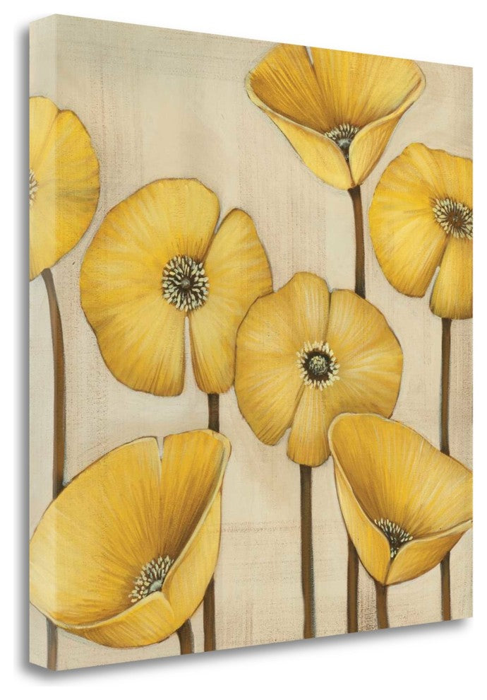 "Bouquet Jaune" By Maja, Giclee Print on Gallery Wrap Canvas, Ready to Hang
