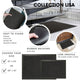 Indoor Door Mat Lisa 31 L x 24 W Inch PP-PVC - Black