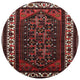 Ahgly Company Indoor Round Mid-Century Modern Area Rugs, 3' Round