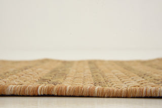 Rug Unique Loom Outdoor Border Light Brown Runner 2' 2 x 6' 0