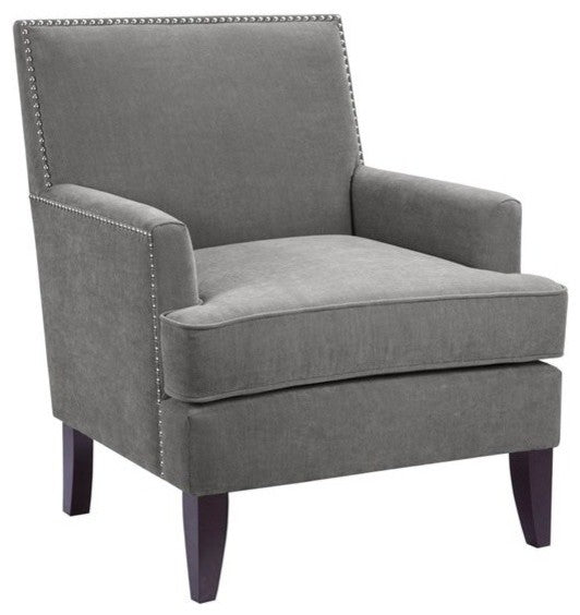 Madison Park Colton Track Arm Club Chair, Gray