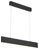 Black Thin Rectangular Frame LED Light Fixture